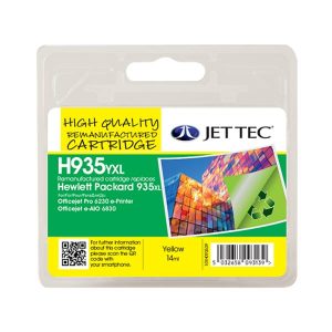 remanufactured hp 935 xl yellow high capacity ink cartridge c2p26ae