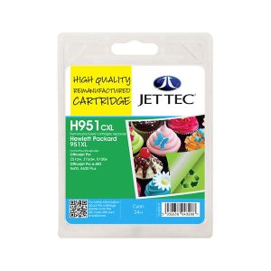 remanufactured hp 951 xl cyan high capacity ink cartridge cn046ae