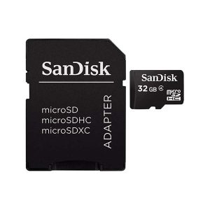 sandisk 32gb photo microsdhc card with adapter