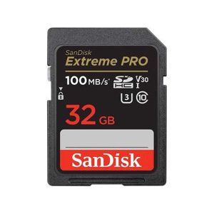 sandisk extreme pro 32gb sdhc card 100mbs