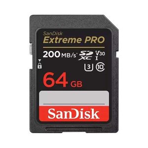 sandisk extreme pro 64gb sdxc card 200mbs