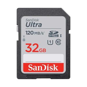 sandisk ultra 32gb sdhc card 120mbs