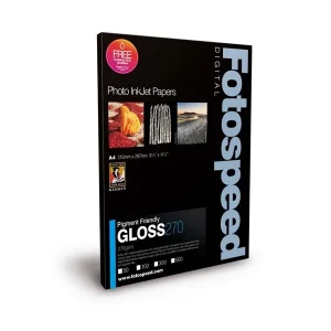 fotospeed pf gloss 270gsm panoramic 25 sheets