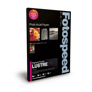 fotospeed pf lustre 275gsm 12x12inch square 50 sheets