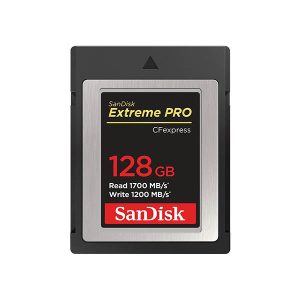 sandisk extreme pro cfexpress card 1700mbs 128gb