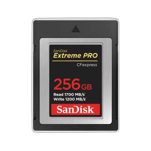 sandisk extreme pro cfexpress card 1700mbs 256gb