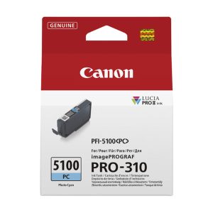 canon pfi 5100pc photo cyan ink cartridge 6956c001