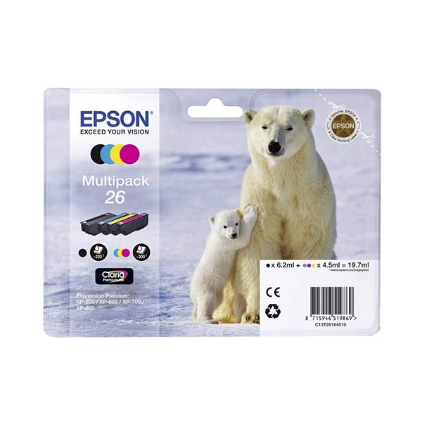 epson 26 polar bear cartridge family archive
